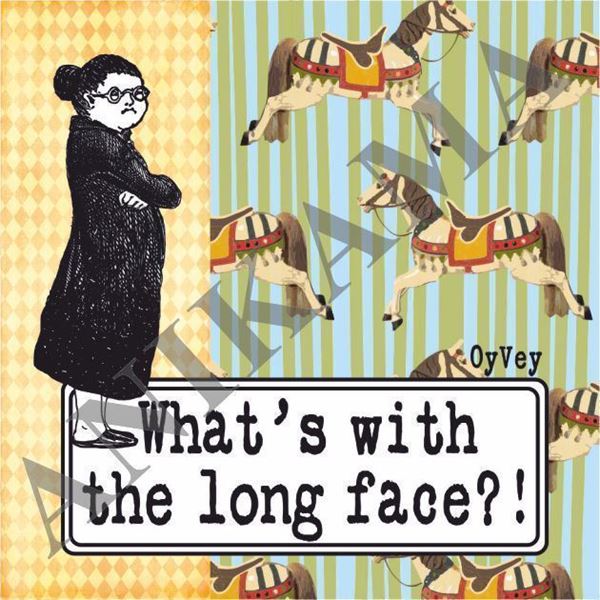 תמונה של What's with the long face Magnet