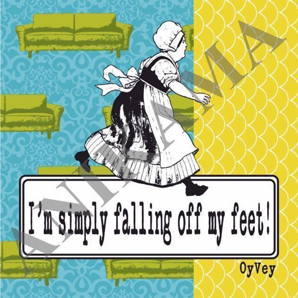 תמונה של I'm simply falling off my feet Magnet