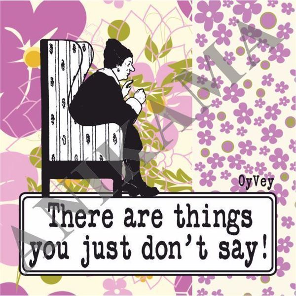 תמונה של There are things you just don't say Magnet