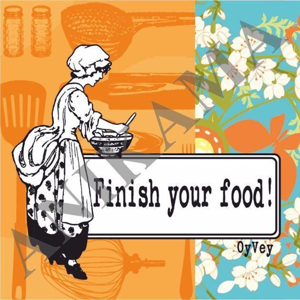 תמונה של Finish your food Magnet