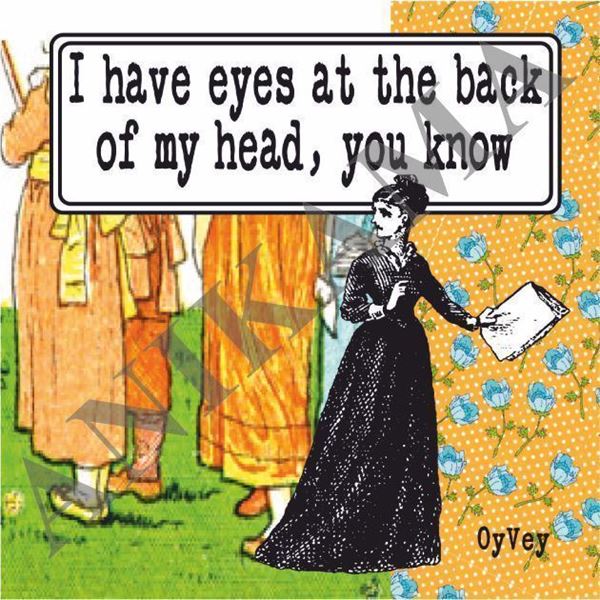 תמונה של I have eyes at the back of my head Magnet