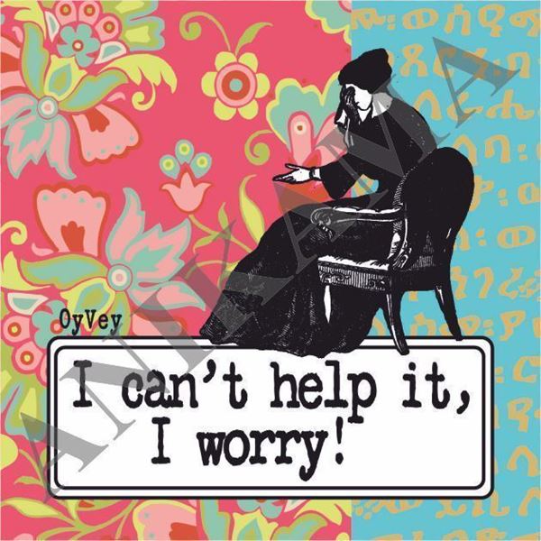 תמונה של I can't help it I worry Magnet