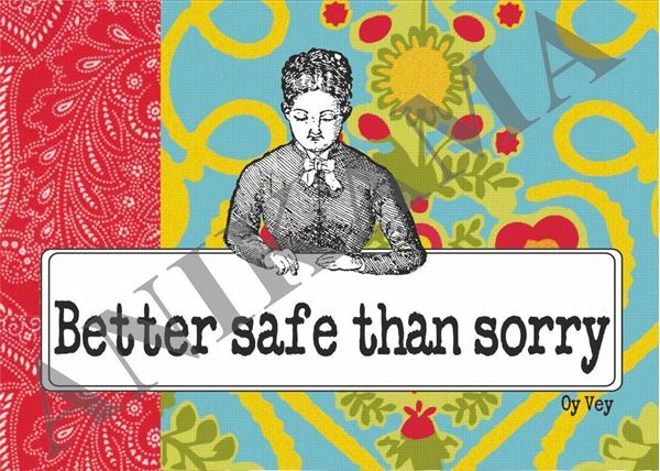 תמונה של Better safe than sorry Placemat