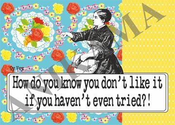 תמונה של How do you know you don’t like it if you haven't even tried Placemat