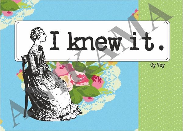 תמונה של I knew it Placemat
