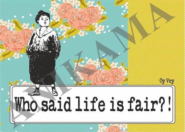 תמונה של Who said life is fair Placemat