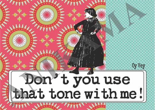 תמונה של Don’t you use that tone with me Placemat