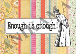 תמונה של Enough is enough Placemat