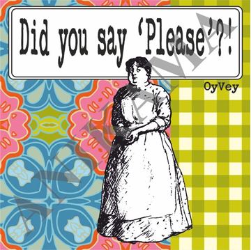 תמונה של Did you say please Apron