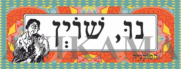 תמונה של מדבקה נו שוין