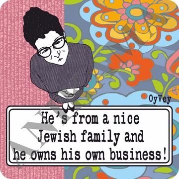 תמונה של He's from a nice Jewish family Magnet