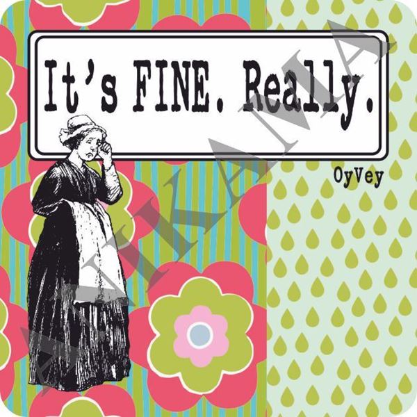 תמונה של It's fine really Magnet