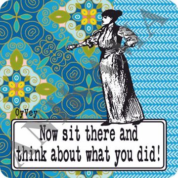 תמונה של Now sit there and think about what you did Magnet
