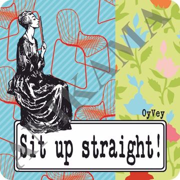 תמונה של Sit up straight Magnet