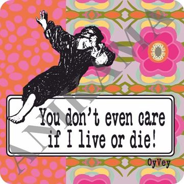 תמונה של You don't even care if I live or die Magnet